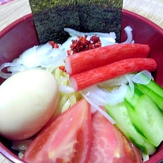 味玉乗せ冷やしつけ麺